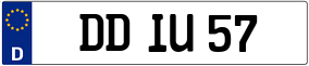 Truck License Plate